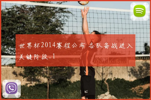 世界杯2014赛程公布 各队备战进入关键阶段_1